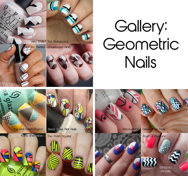 Geometric Nail Art Gallery