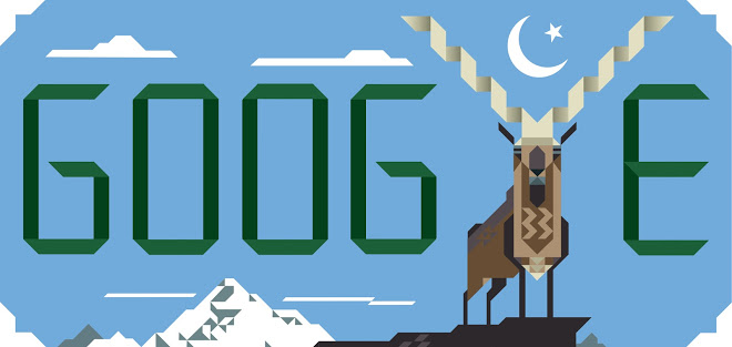 Google Doodle For Independence Day Of Pakistan
