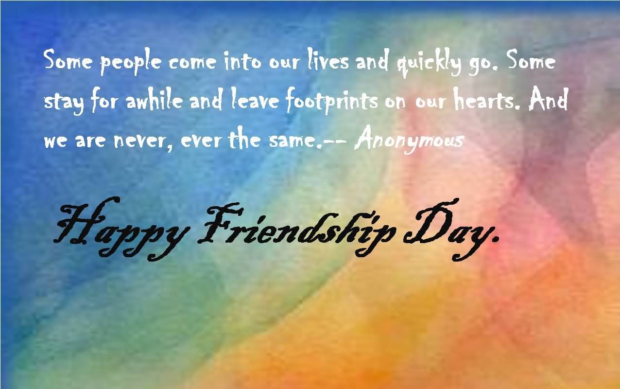 Happy Friendship Day Quote Picture