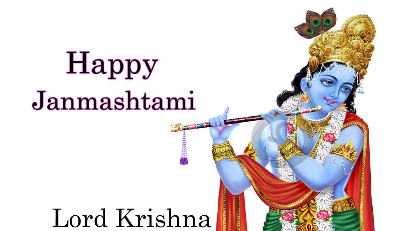 Happy Janmashtami Lord Krishna Picture