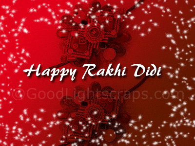 Happy Rakhi Didi Glitter Picture