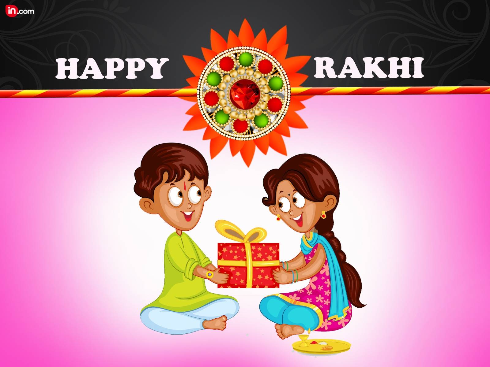 Happy Rakhi Festival Of Brother And Sister