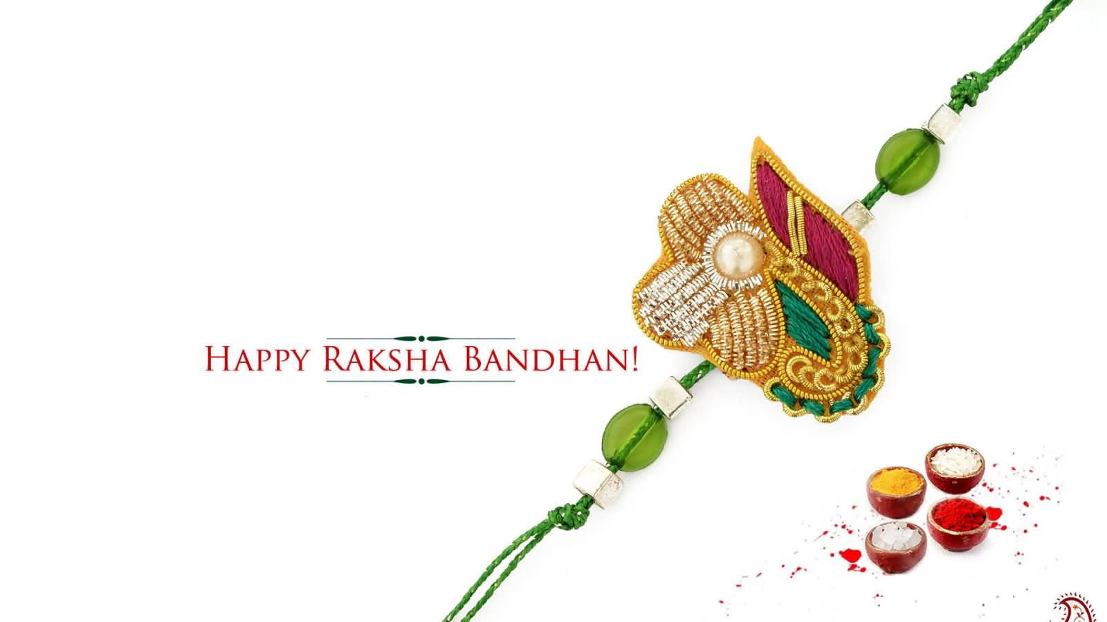 Happy Raksha Bandhan Beautiful Rakhi Picture