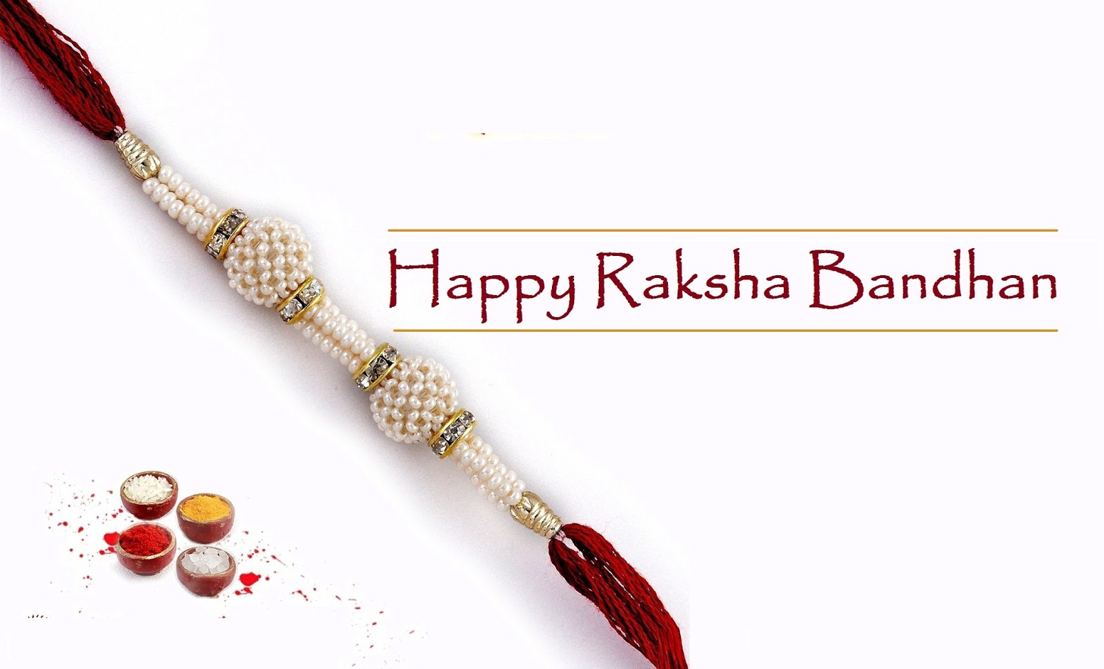 Happy Rakshan Bandhan Thread Of Love Between Brother And Sister Rakhi Picture