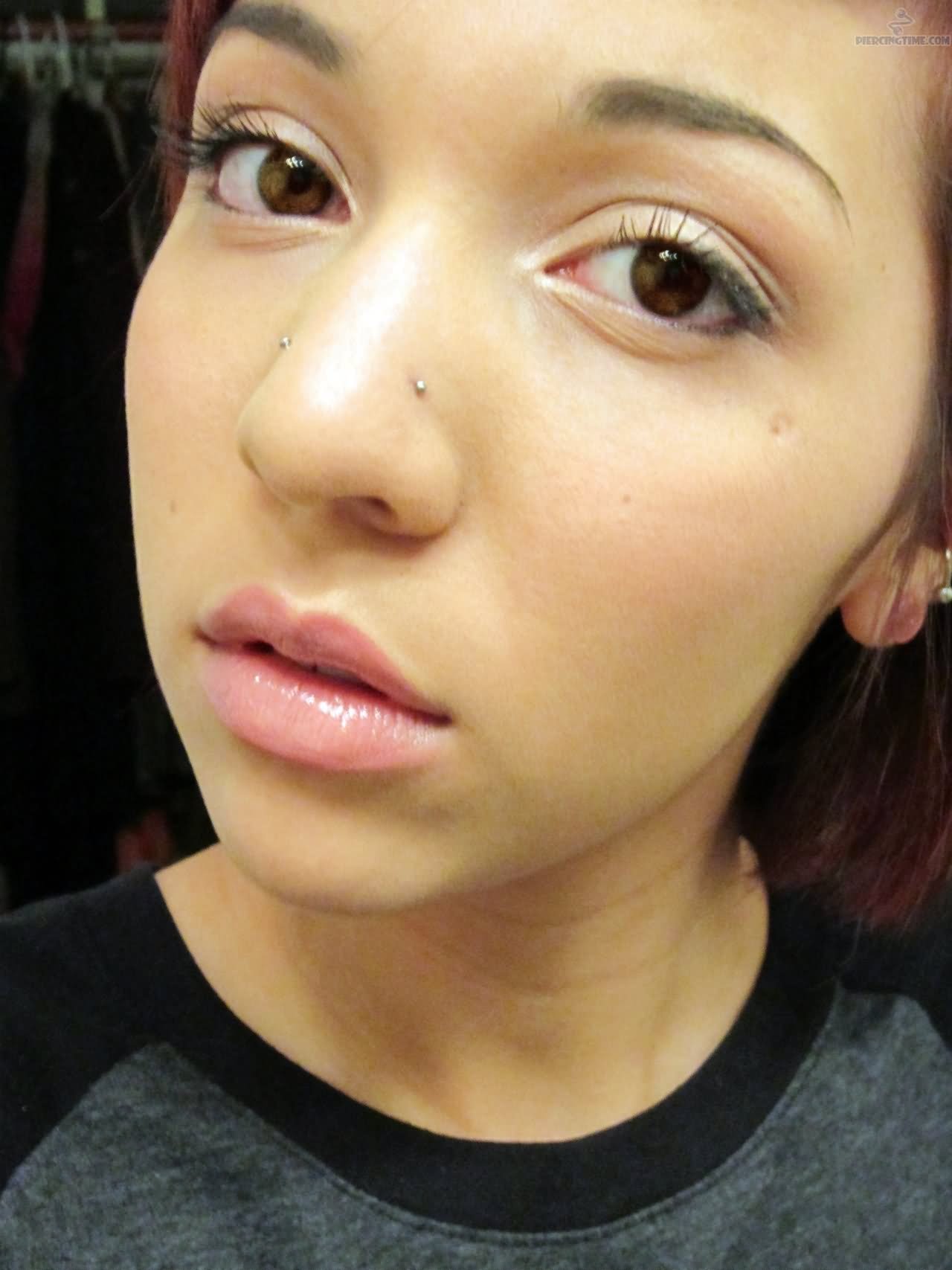 High Nostril Piercing For Young Girls