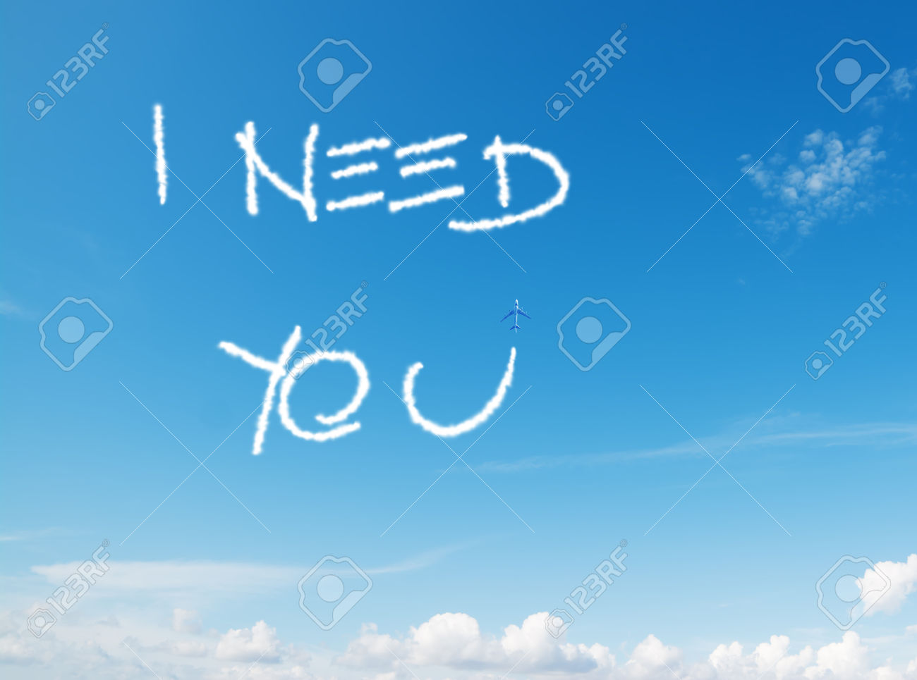 I Need You Clouds Picture