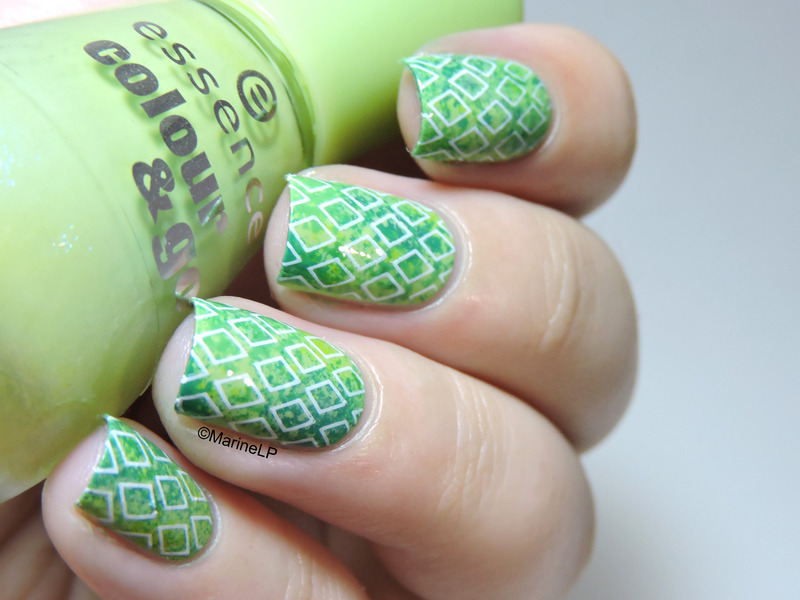 Incredible Geometric Pattern Nail Art Design