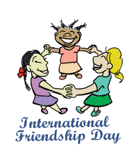 International Friendship Day Friends Playing Illustration Picture