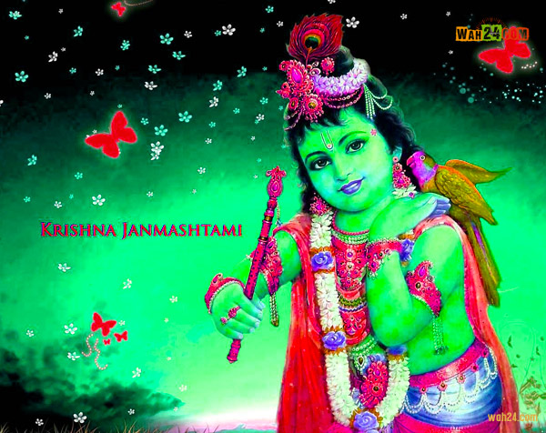 Krishna Janmashtami Greeting Image
