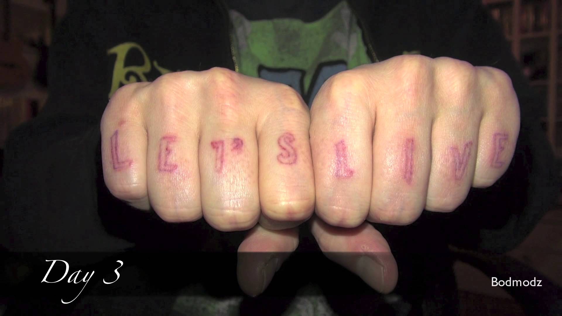 Lets Live Scarification Tattoos On Fingers