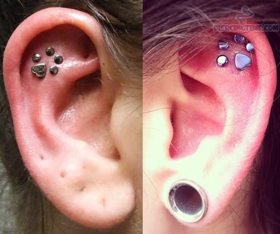 Lobe Stretching And Ear Project Piercing Picture For Girls