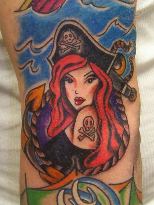 40+ Incredible Pirate Girl Tattoos