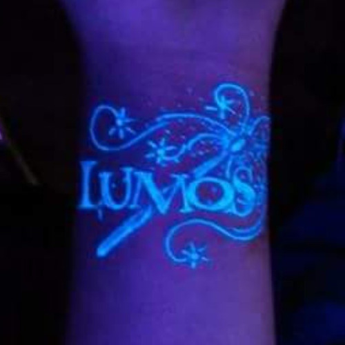 Lumos Stars UV Tattoo On Wrist