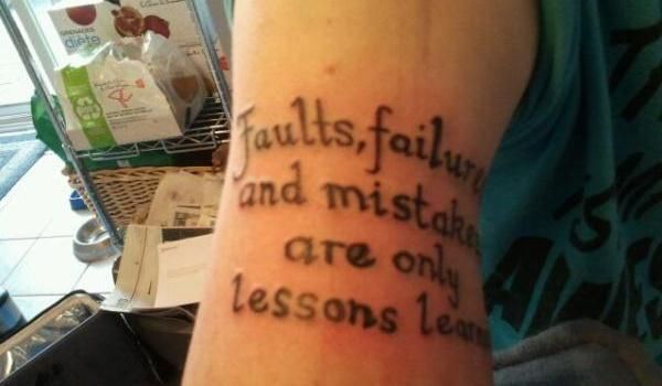Meaningful Spiritual Quote Tattoo
