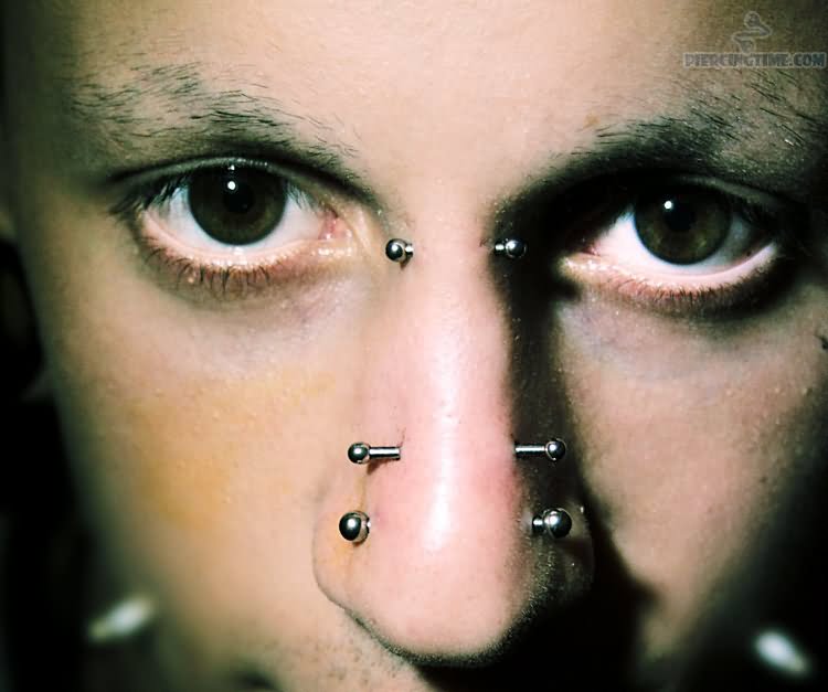 Medusa And High Nostril Piercing Picture