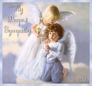 My Deepest Sympathy Cute Angels Picture