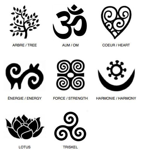 Nice Symbols For Strength Tattoo Stencil
