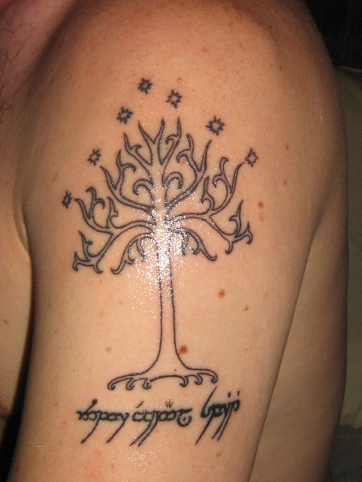 Nice Tree Of Life Tattoo On Half Sleeve
