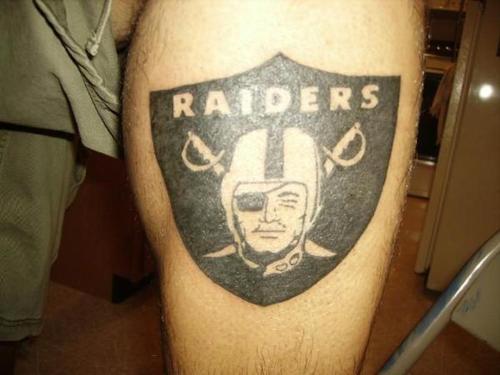Oakland Raiders Tattoo