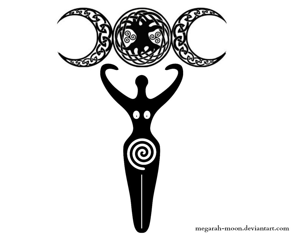 Pagan Goddess Tattoo Design By Megarah Moon