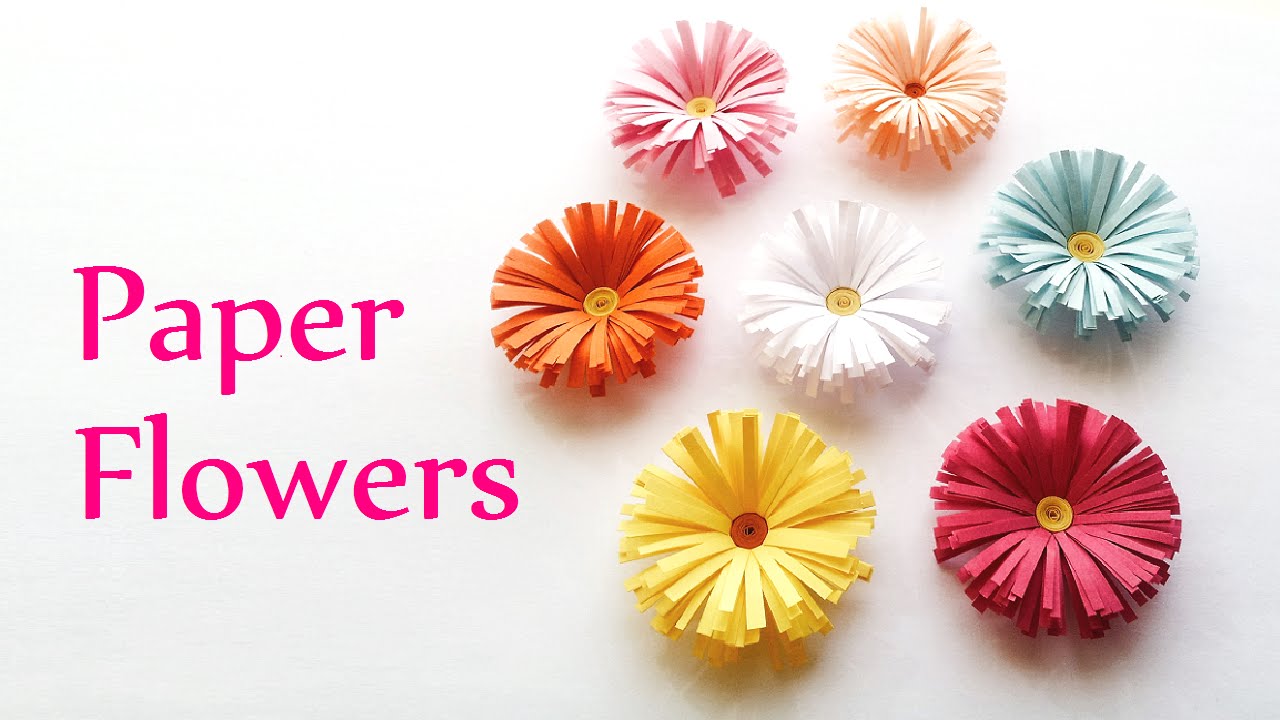 Paper Flowers For Decoration