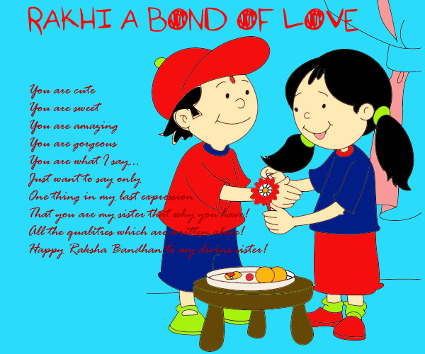 Rakhi A Bond Of Love Happy Raksha Bandhan To My Divine Sister