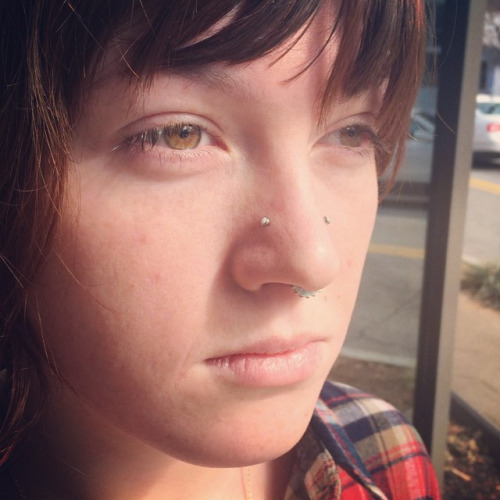 Septum And High Nostril Piercing Image