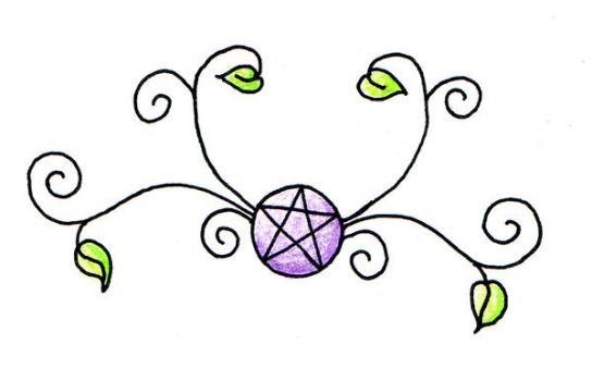 Simple Pagan Tattoo Design By Witchling Ashara