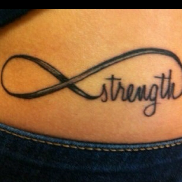 Strength Infinity Tattoo