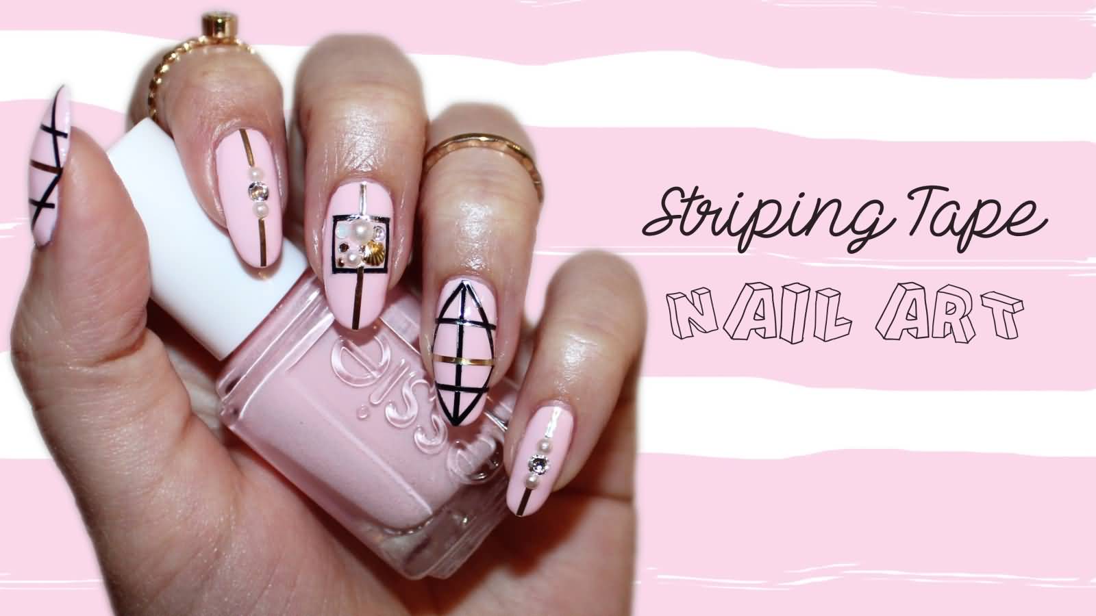 Striping Tape Nail Designs for Summer - wide 3