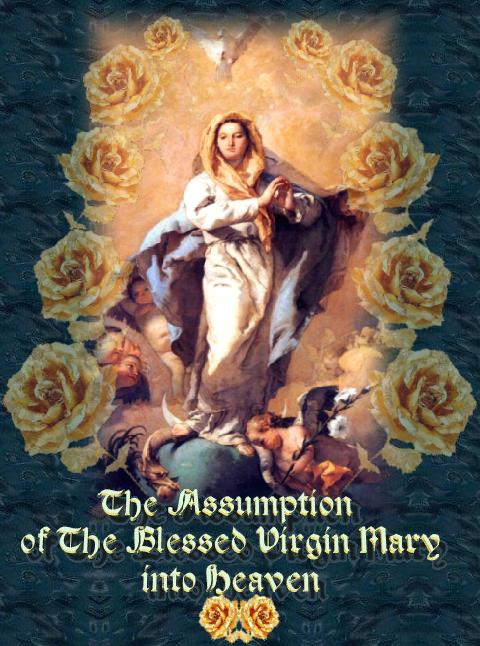 The Assumption Of The Blessed Virgin Mary Into Heaven