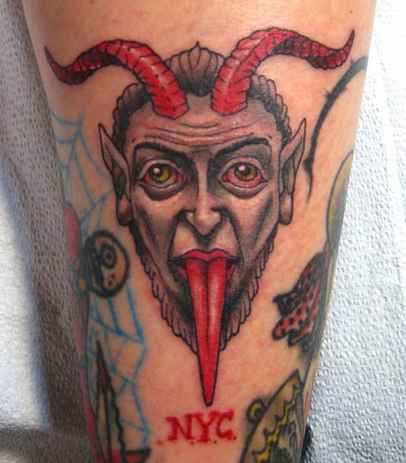 Traditional Satan Tattoo