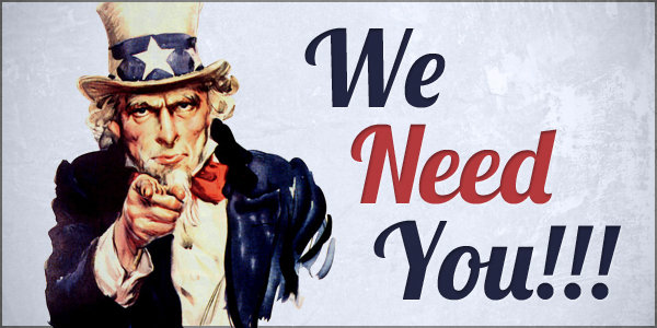Uncle Sam Says We Need You