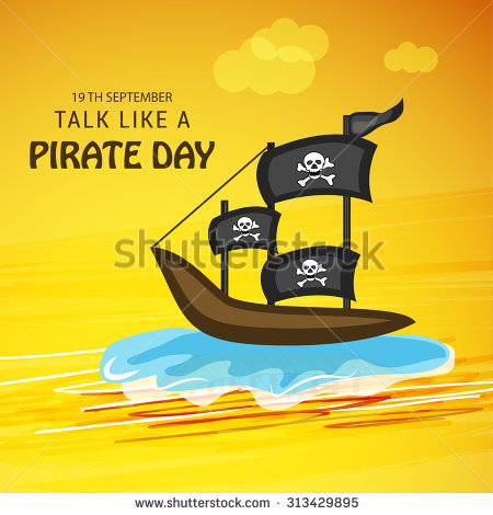 19th September Talk Like A Pirate Day Card