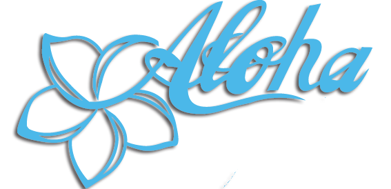 Aloha Blue Flower Clipart