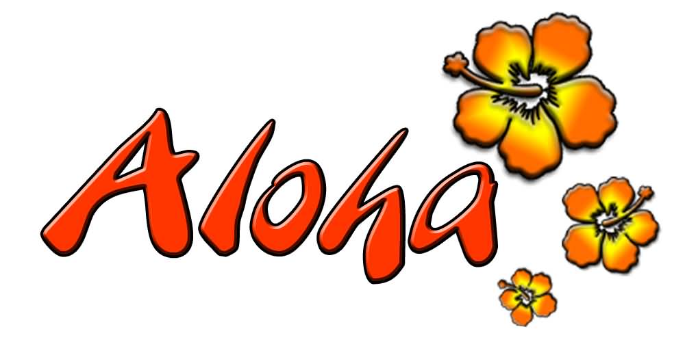 Aloha Flowers Clipart