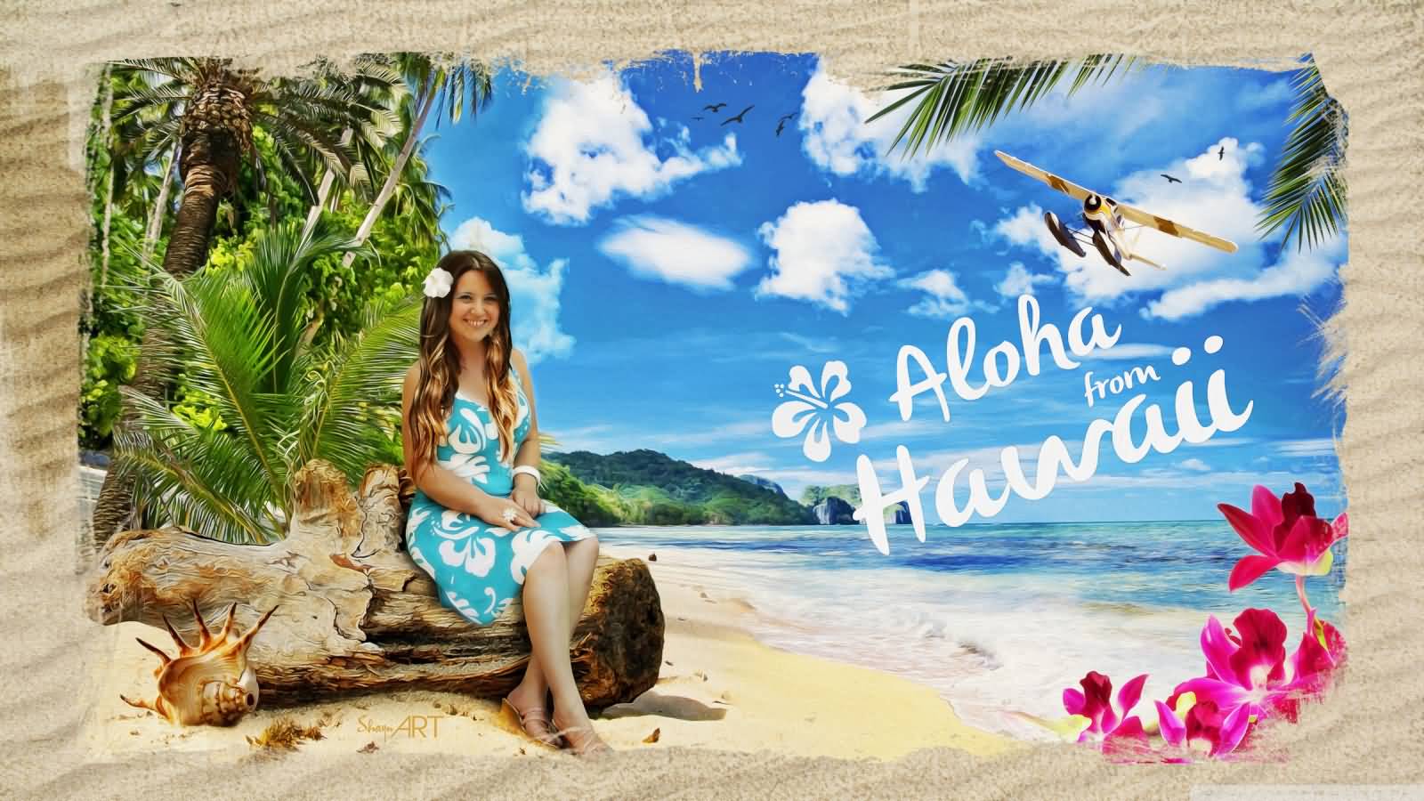 Aloha From Hawaii Girl Picture
