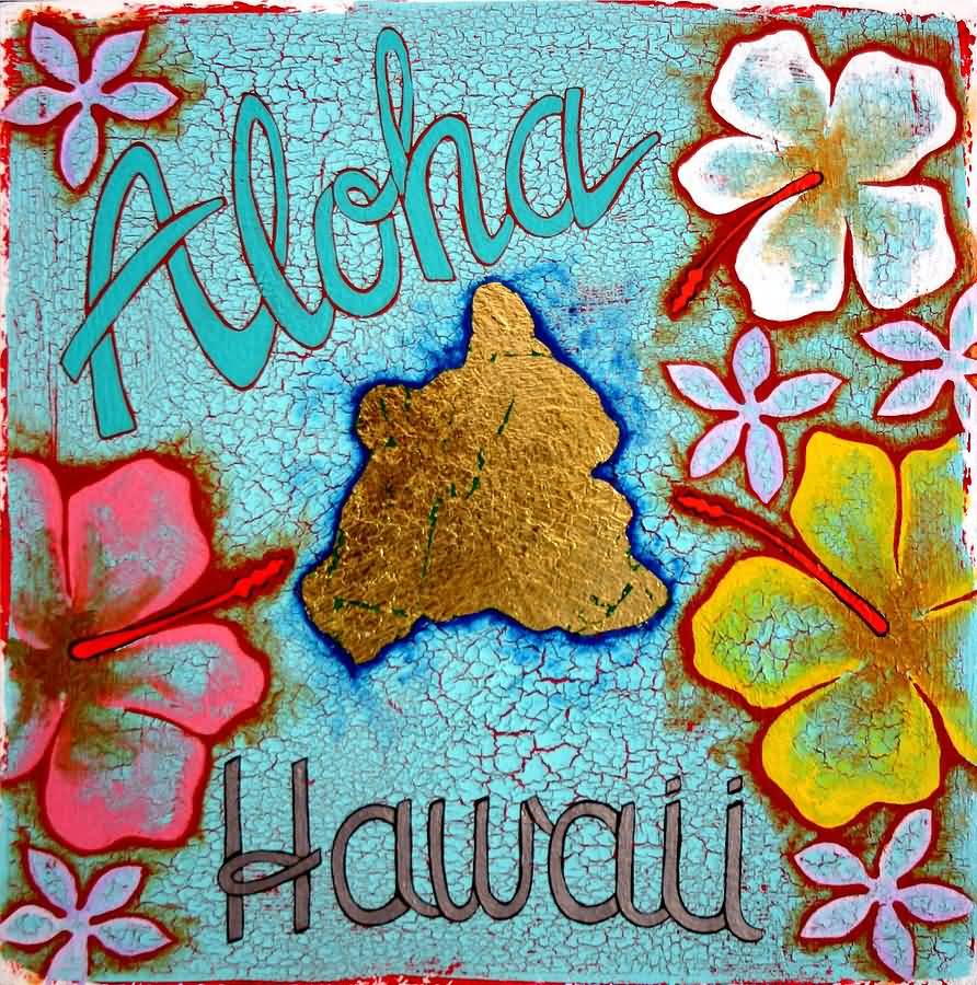 Aloha Hawaii Greeting Card