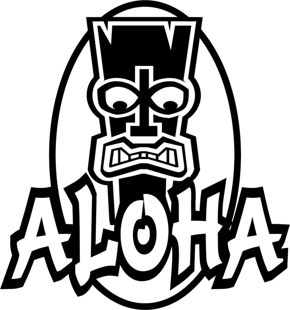 Aloha Hawaii Sticker