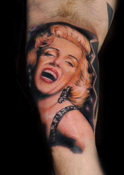 Marilyn Monroe Tattoo Patch Morale Militaire Tactique Armée 7,6cm x 5cm 