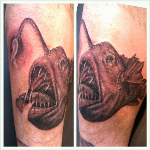 Angler Fish Tattoo By Jason Begay