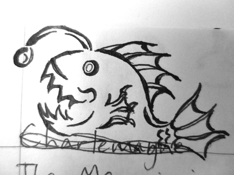 Angler Fish Tattoo Sketch By BJakaSaintJimmy