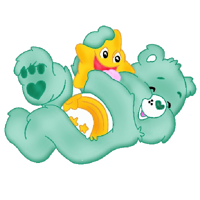 Care Bears Playing With Star Picture