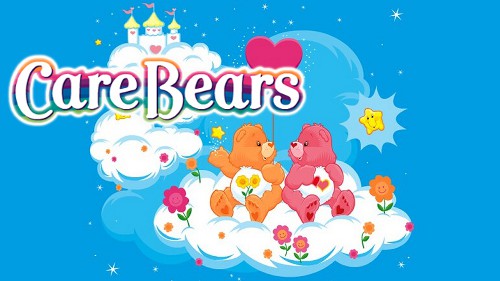 Care Bears With Flowers On Clouds Picture