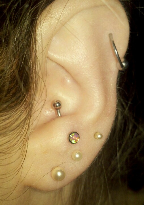 Cartilage and Anti Tragus Piercing