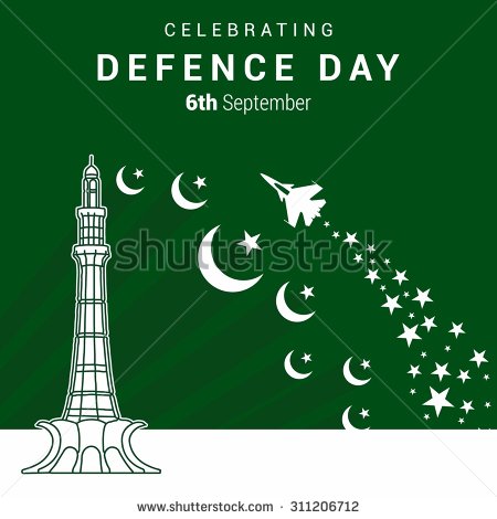 Celebrating Defence Day 6th September Card