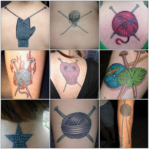 Different Knitting Tattoos By Desi9erknits