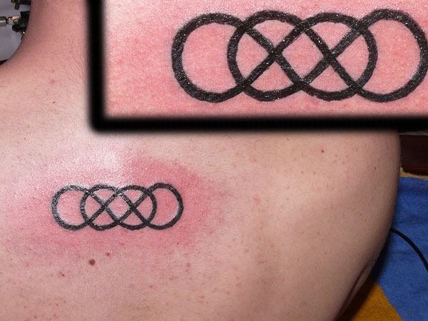 Double Infinity Symbol Tattoo