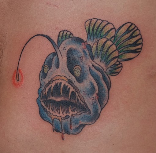 Electric Angler Fish Tattoo