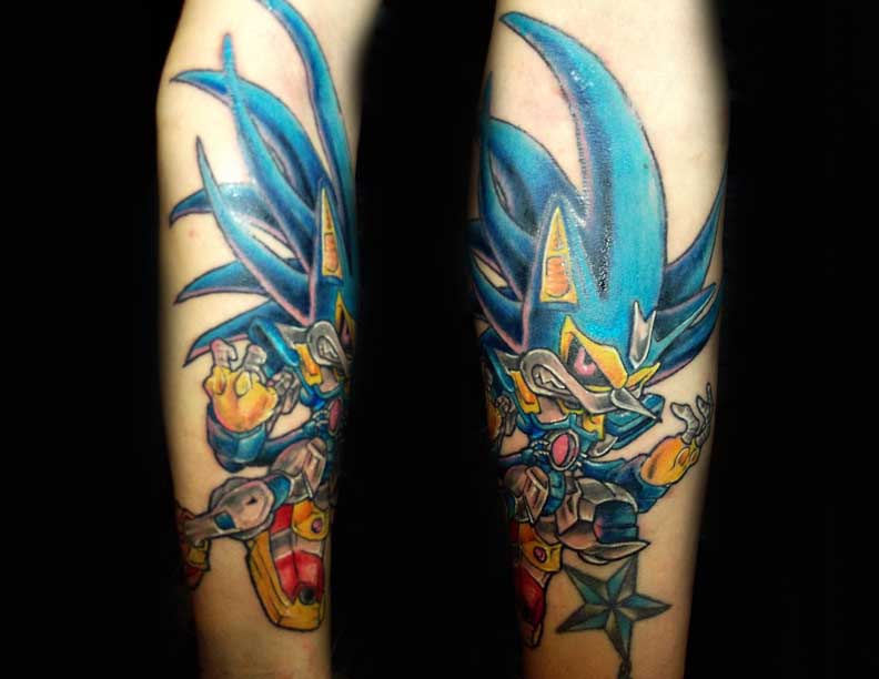 65+ Incredible Sonic Tattoos.